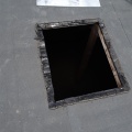 Ein Loch im Dach