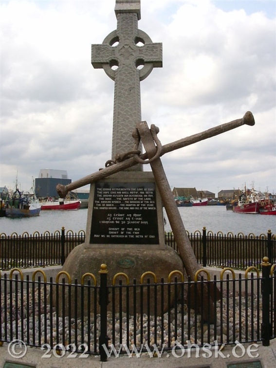Denkmal für die verschwundenen Seeleute in Howth