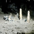 Schöne Säulen in der Höhle
