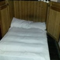 Bett in einem Haus im Bunratty Folk Park
