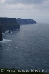 Blick die Cliffs entlang Richtung Hags Head