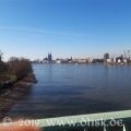 Am Rhein, im Hintergrund der Dom