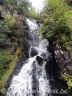 Andere Blick auf den Wasserfall