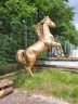 Ein goldenes Pferd