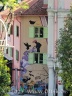Wandmalerei an einer Häuserwand